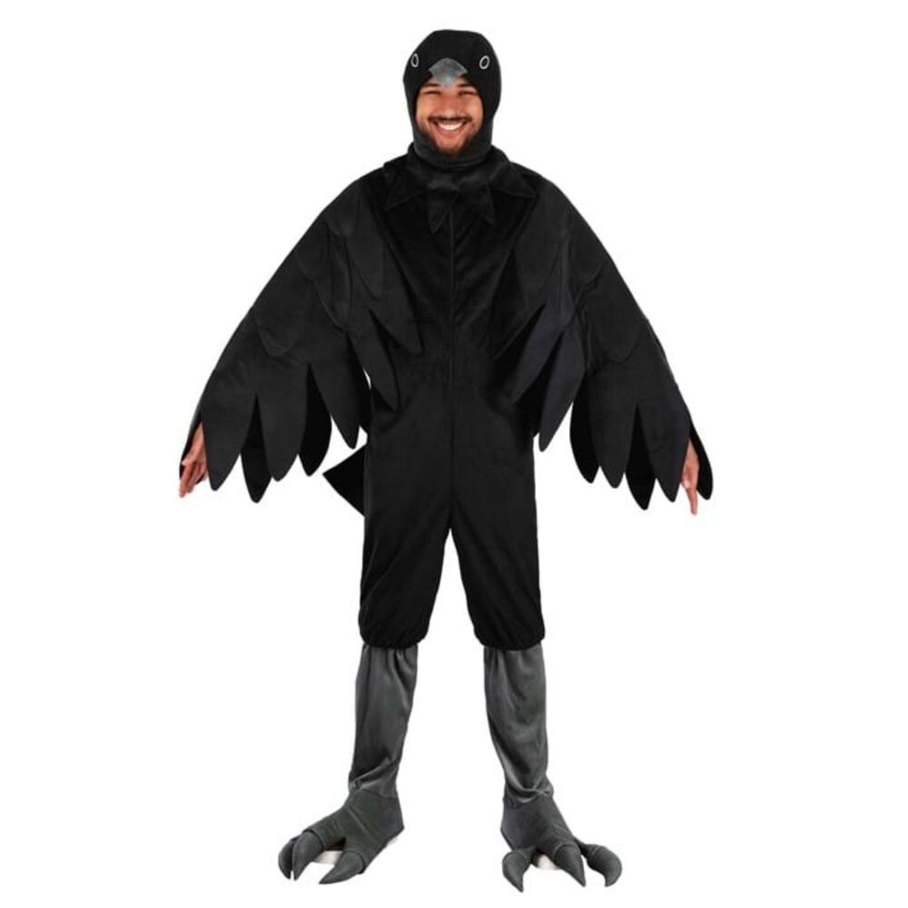 Clever Crow Costume for Adults Crow Halloween Costume Size S Orig. $70